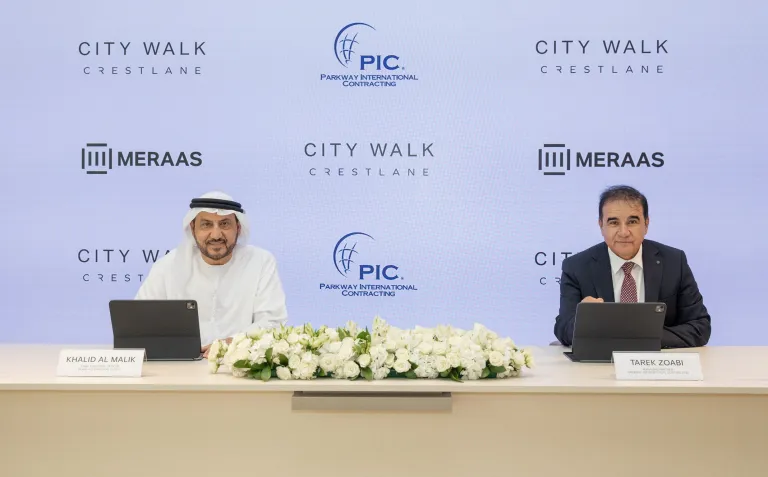 Meraas awards over AED 590 million main construction contract for City Walk Crestlane